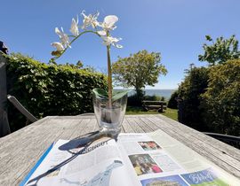 Zollhaus Klein Zicker - Wohnung 02 mit Südterrasse und Meerblick