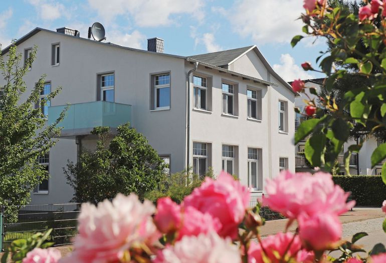 seitlicher Blick zum Haus Seestern seitlicher Blick zum Haus Seestern