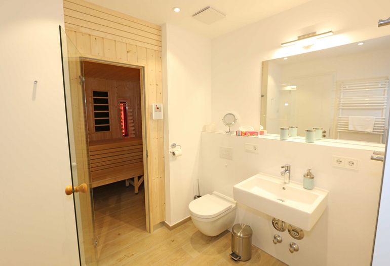 Blrickrichtung Sauna