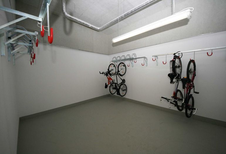 Fahrradraum in der Tiefgarage