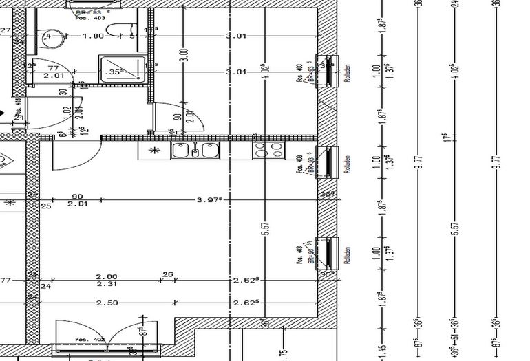 Grundriss der Wohnung 03