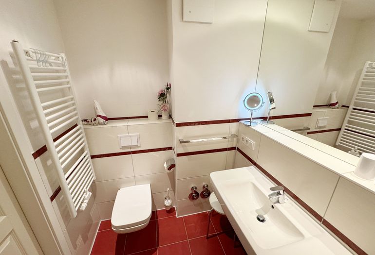 Badezimmer mit WC