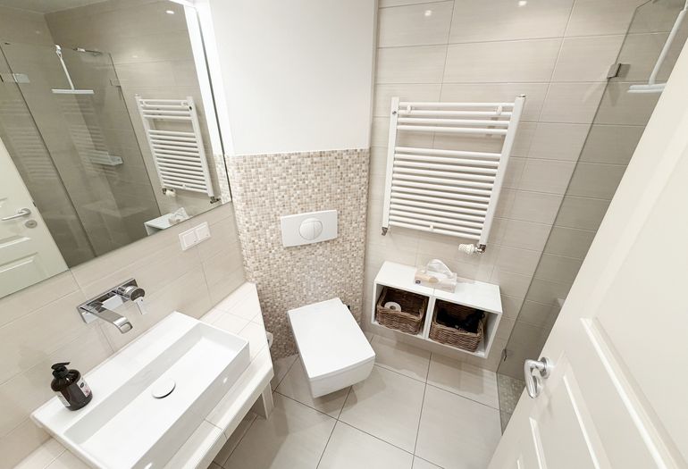 Kurparkresidenz in Baabe WE 15 - Badezimmer Kurparkresidenz in Baabe WE 15 - Badezimmer