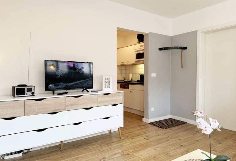 Wohnbereich mit TV Wohnbereich mit TV