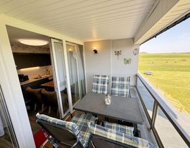 Haus Inselperle Whg. 06 mit Balkon und Boddenblick