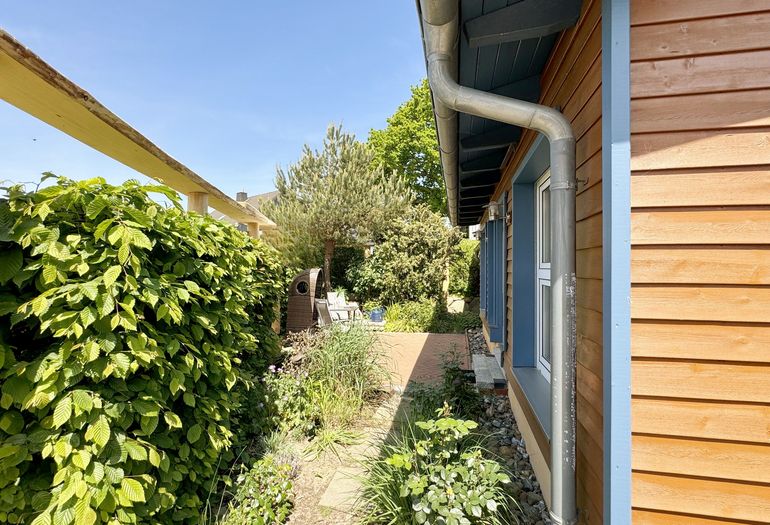 Ferienhaus Thea - Blick zur Terrasse Ferienhaus Thea - Blick zur Terrasse