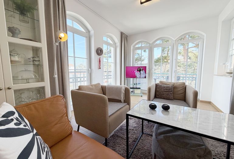 Kurparkresidenz in Baabe WE 15 - Wohnzimmer Kurparkresidenz in Baabe WE 15 - Wohnzimmer