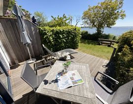 Zollhaus Klein Zicker - Wohnung 02 mit Südterrasse und Meerblick
