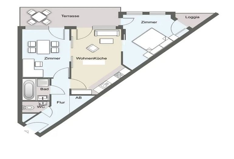 Haus Altensien WE 465 - Grundriss Haus Altensien WE 465 - Grundriss