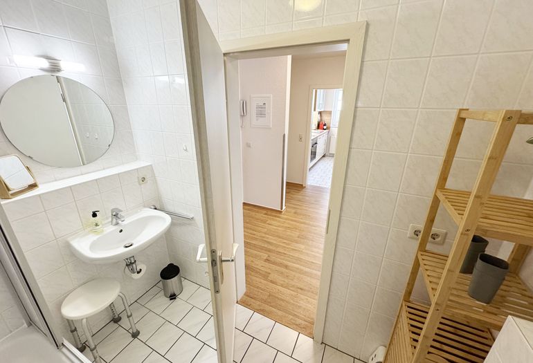 innenliegendes Badezimmer