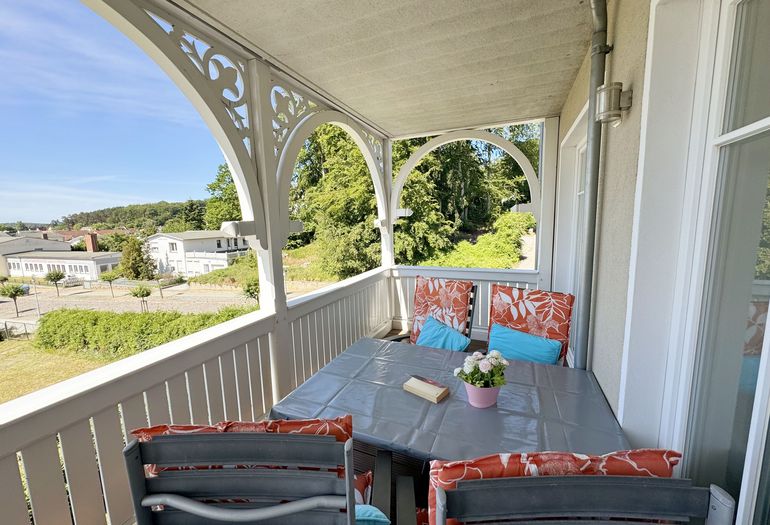 Villa Wilhelmine Whg. 04 -Blick-vom Balkon