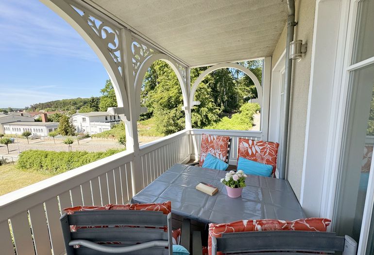 Villa Wilhelmine Whg. 04 -Blick-vom Balkon Villa Wilhelmine Whg. 04 -Blick-vom Balkon