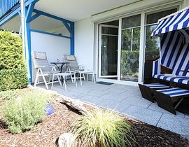 1-Raumappartement Kleine Perle mit Terrasse
