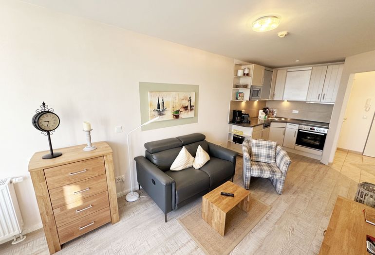 kombinierter Wohn-und Küchenbereich