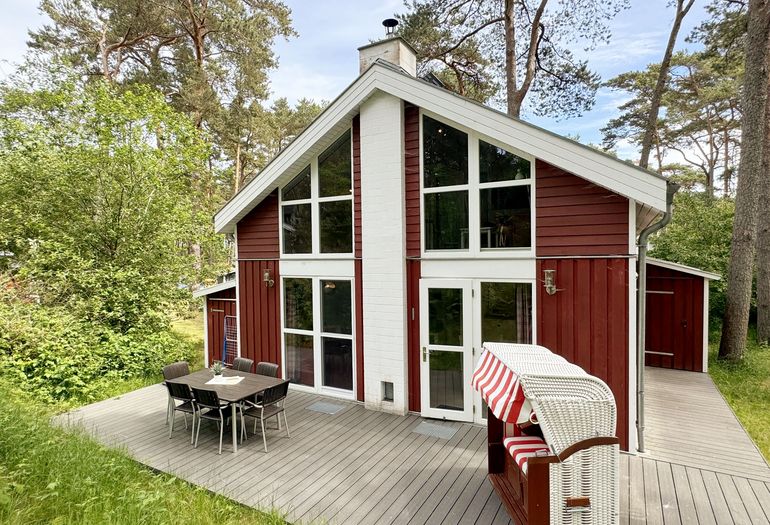 Ferienhaus Sanddorn mit Strandkorb