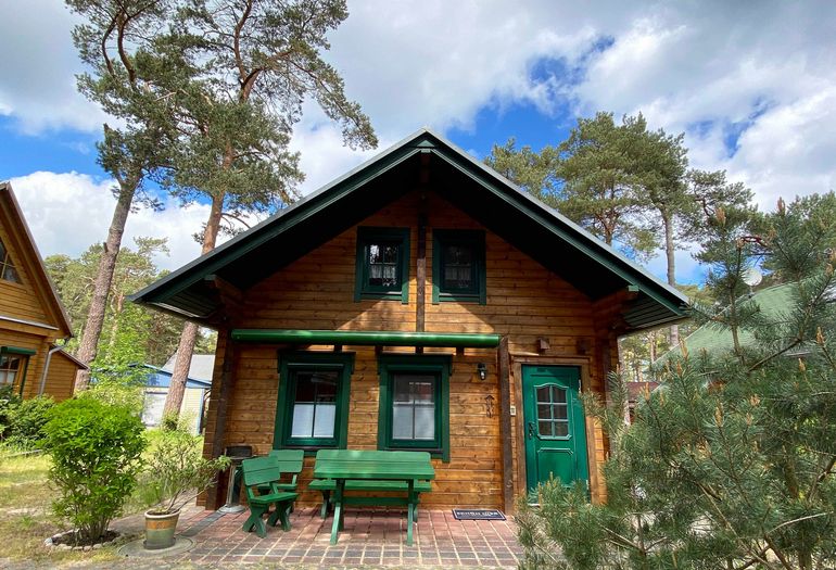 Ferienhaus Dünennest Blick zum Eingang