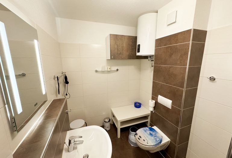 innenliegendes Badezimmer