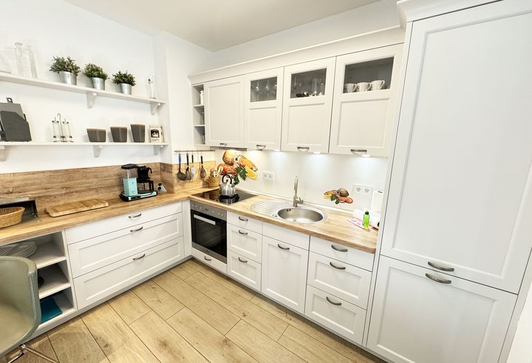 Strandvilla Andrea WE 07 - moderne Küchenzeile Strandvilla Andrea WE 07 - moderne Küchenzeile