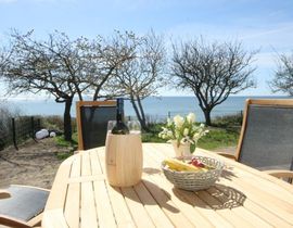 Zollhaus Klein Zicker - Wohnung 01 mit Südterrasse und Meerblick