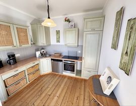 Haus Seestern Whg. 2 Rosengarten mit Terrasse und Sauna