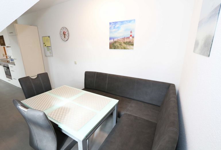 Essbereich mit Sitzbank