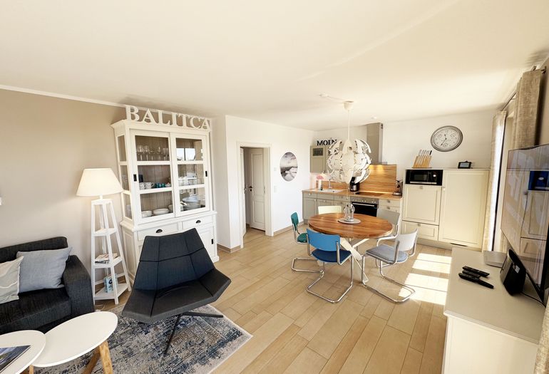 Blick auf Koch-und Essbereich