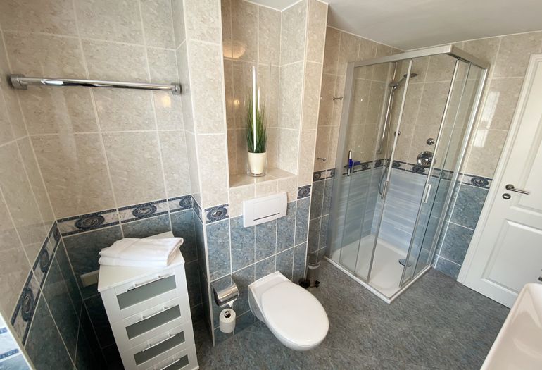 Badezimmer mit WC