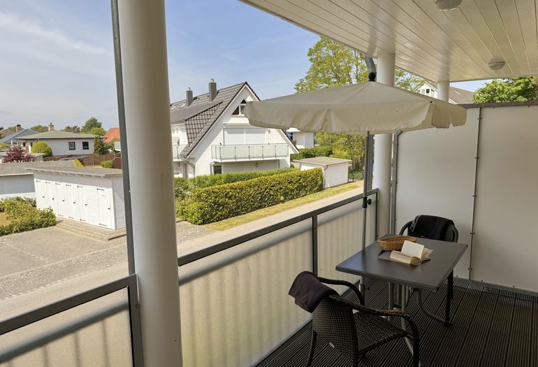 Blick vom Balkon