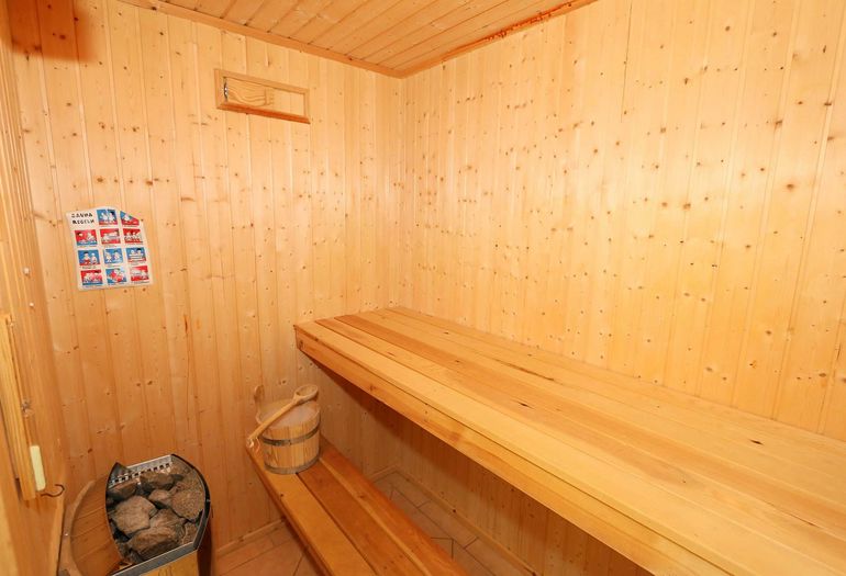 hauseigene Sauna