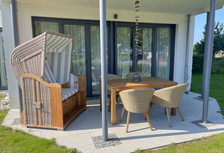 bestuhlte Terrasse