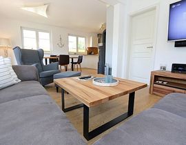 Ferienhaus Uns lütt Hus mit Sauna, Kamin & Terrasse