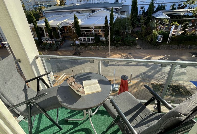 Appartementanlage Granitz Balkon