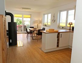 Ferienhaus Uns lütt Hus mit Sauna, Kamin & Terrasse