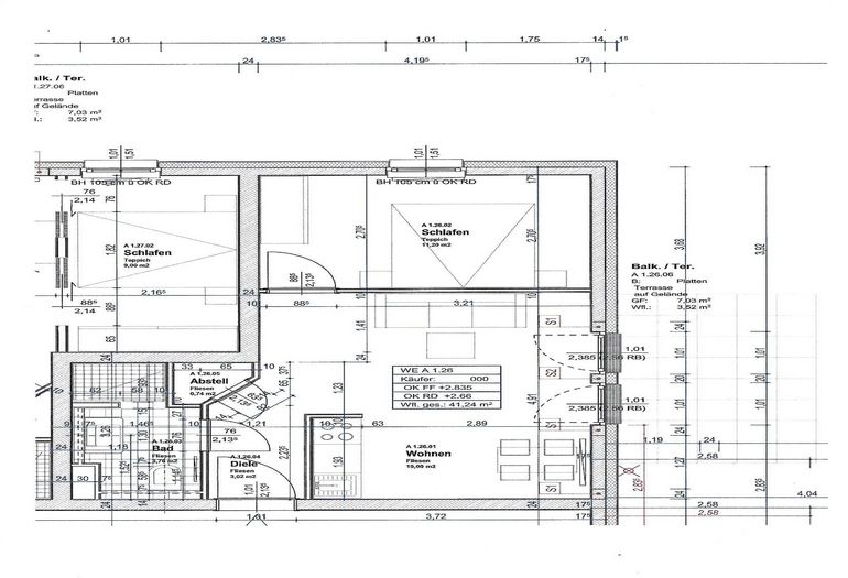 Haus Meeresblick A 1.26 Seegeflüster - Grundriss Haus Meeresblick A 1.26 Seegeflüster - Grundriss