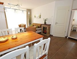 Haus Meeresblick Baabe - A 0.04 Weiße Düne mit Terrasse