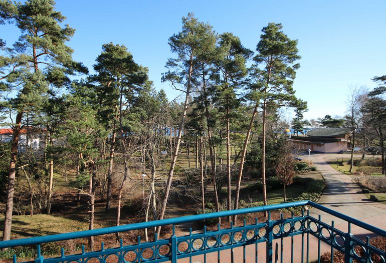 Ausblick vom Balkon