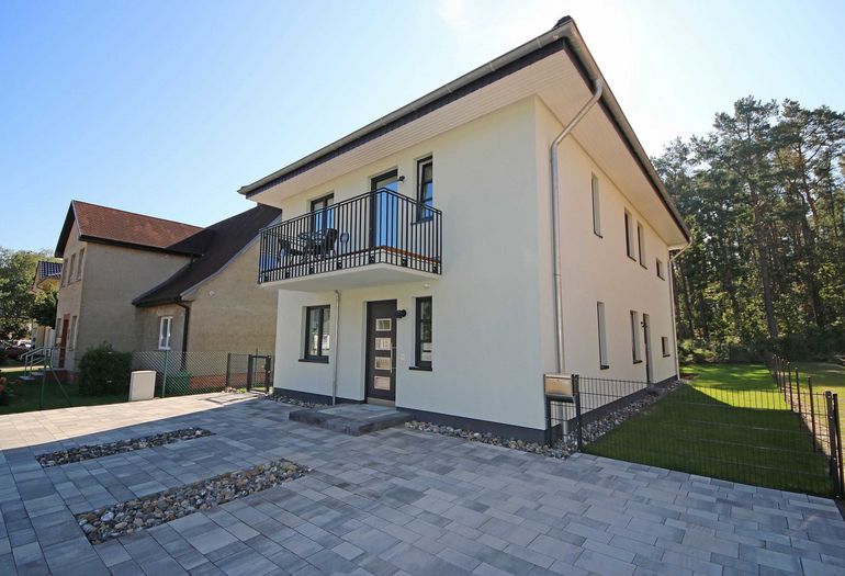 Ferienhaus Igelbau Blick zum Eingang