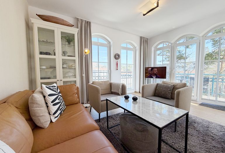 Kurparkresidenz in Baabe WE 15 - Wohnzimmer Kurparkresidenz in Baabe WE 15 - Wohnzimmer