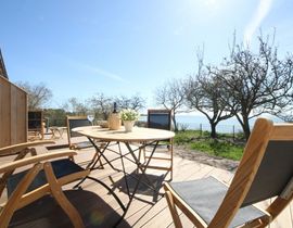Zollhaus Klein Zicker - Wohnung 03 mit Südterrasse und Meerblick