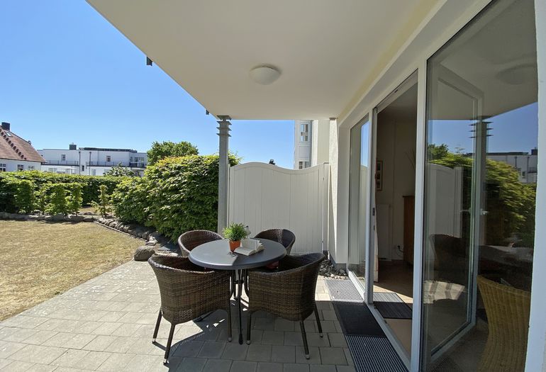 bestuhlte Terrasse