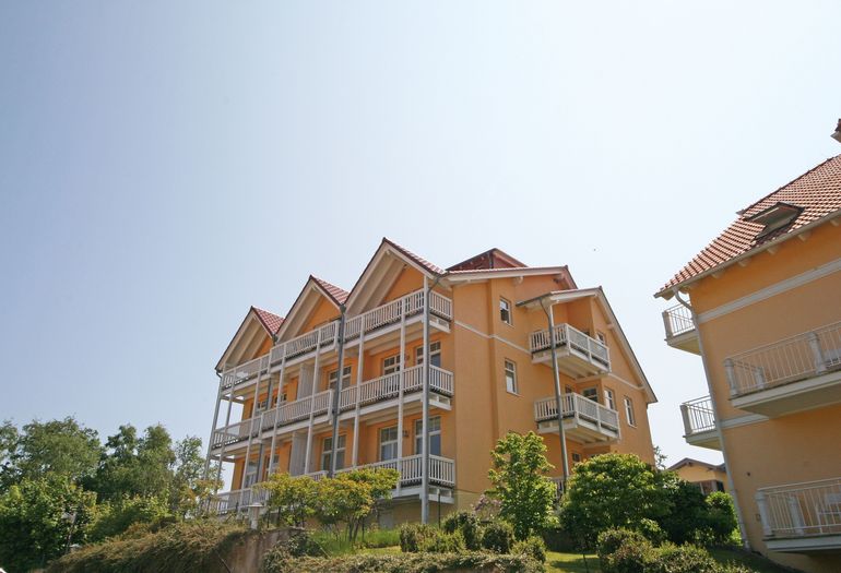 Villa Bergfrieden mit Balkon mit Blick auf die Ostsee Villa Bergfrieden mit Balkon mit Blick auf die Ostsee
