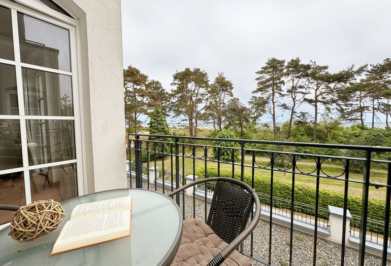 Haus Meeresblick Whg 1.18 bestuhlter Balkon