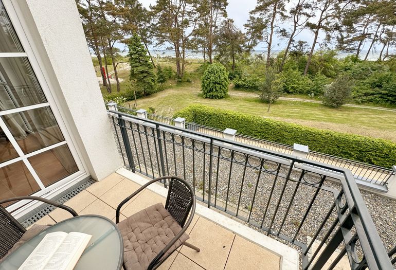 Haus Meeresblick Whg 1.18 bestuhlter Balkon