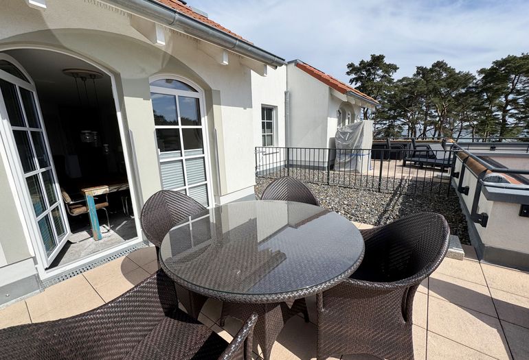 Dachterrasse Wohnung 2.12 mit Meerblick Dachterrasse Wohnung 2.12 mit Meerblick