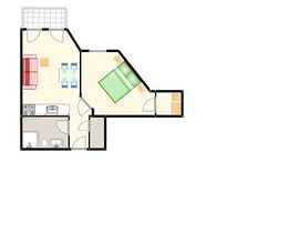 Haus Meeresblick Baabe - A 1.10 Nautica mit Balkon