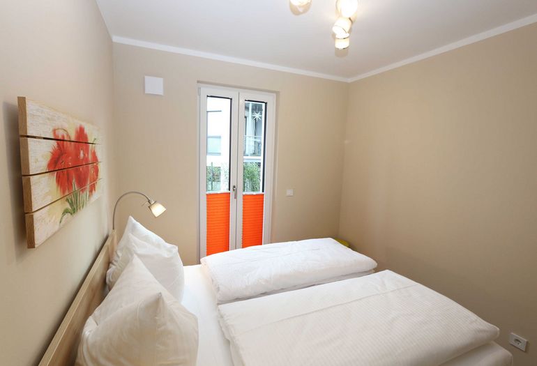 Schlafzimmer mit Doppelbett Schlafzimmer mit Doppelbett