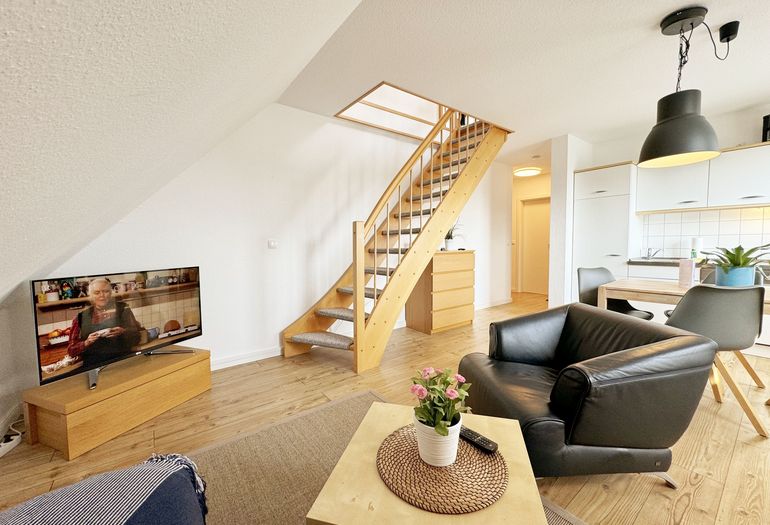 Wohnbereich mit TV Wohnbereich mit TV