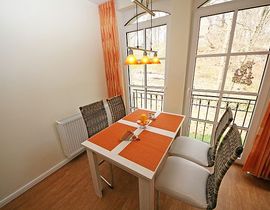 Haus Meeresblick Baabe - A 1.21 Strandoase mit Balkon