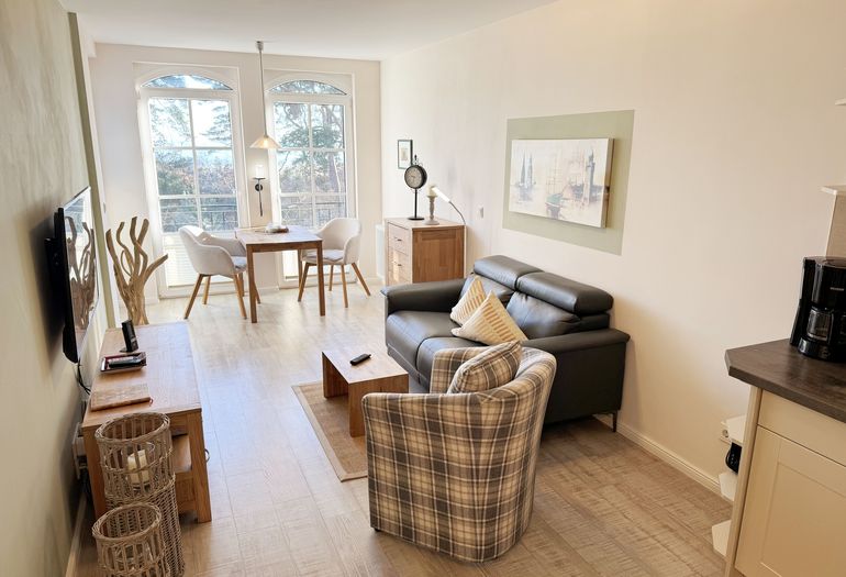 Wohnbereich der Ferienwohnung Wohnbereich der Ferienwohnung