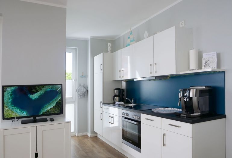 Villa Antje Whg. 05 moderner Küchenbereich